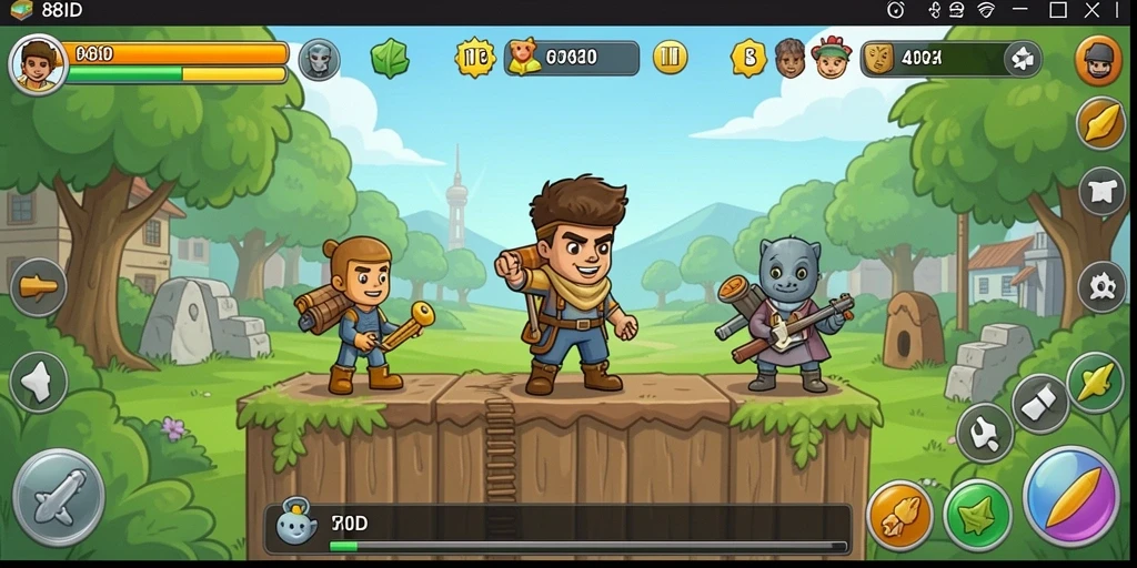 Screenshot dari gameplay 88ID yang menantang dan seru.