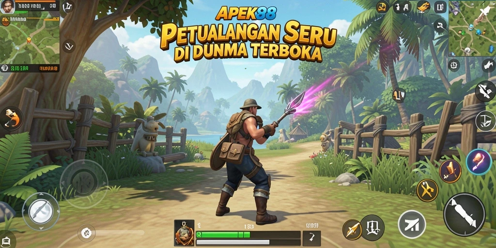 Gameplay APEK88 yang menakjubkan di dunia terbuka.