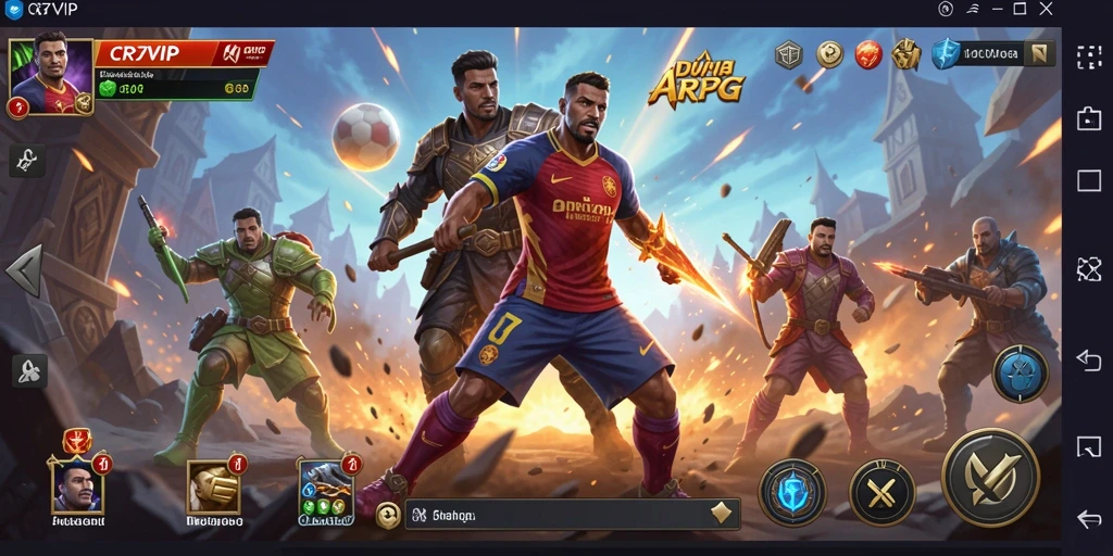 Tampilan menarik dari gameplay ARPG yang menegangkan.