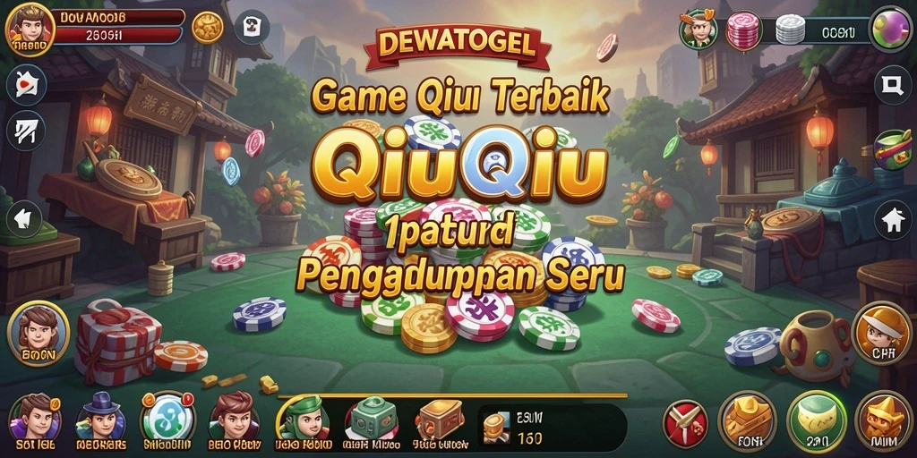 Tampilan gameplay seru dari DEWATOGEL dengan fitur QiuQiu