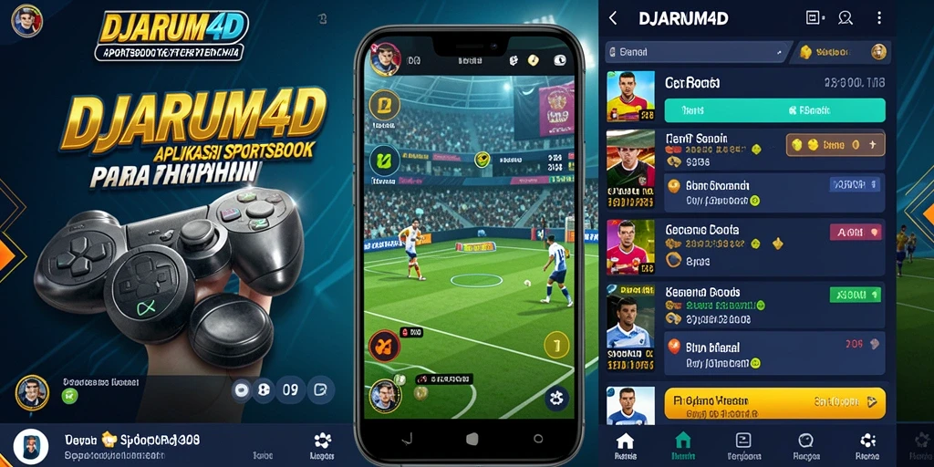 Tampilan gameplay Sportsbook yang menarik dan interaktif di DJARUM4D.