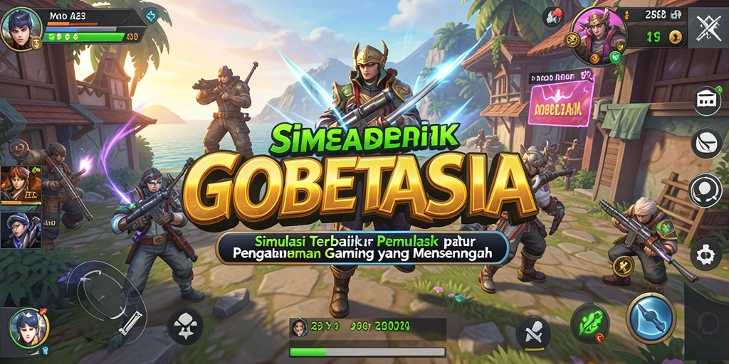Tampilan gameplay GOBETASIA yang penuh warna dan menarik.