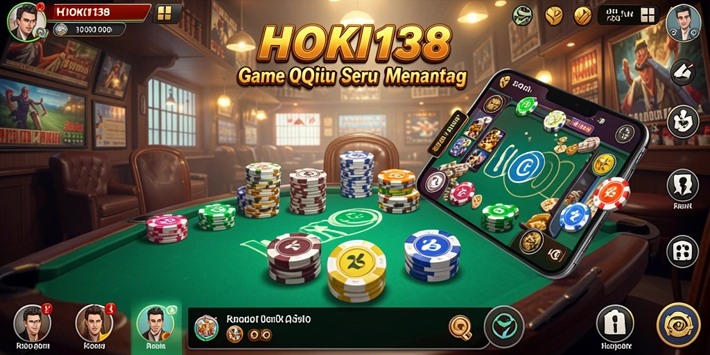 Tampilan gameplay QiuQiu yang mendebarkan di HOKI138.