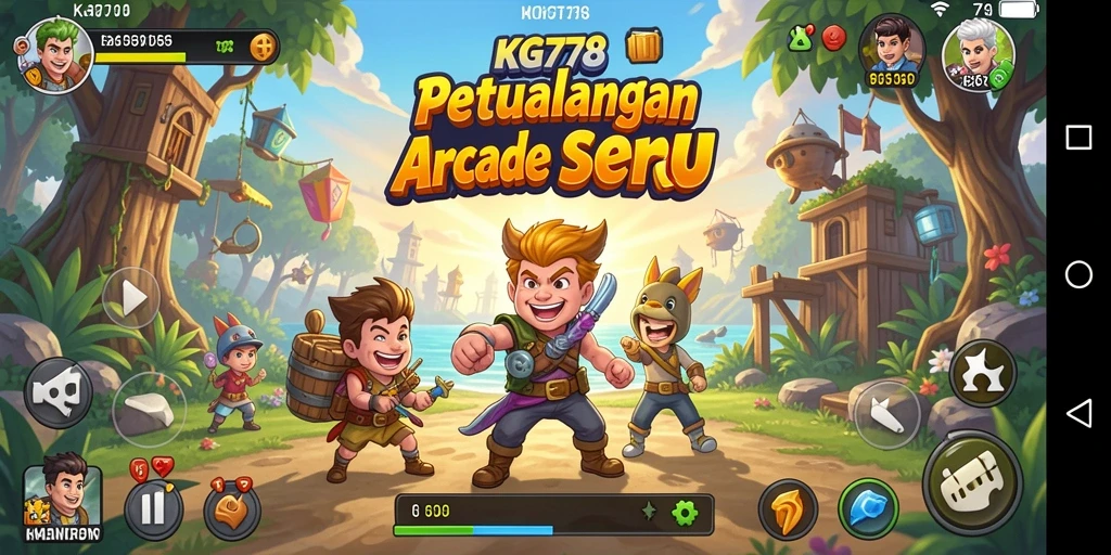 Screenshot menunjukkan gameplay seru dalam KG778, penuh tantangan dan aksi.