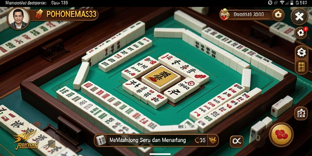 Gameplay seru Mahjong di POHONEMAS33 dengan grafis menawan.